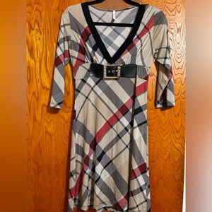 Vintage early 2000s plaid dress